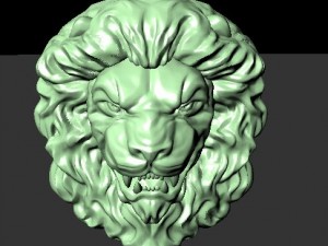 lion sculpture 3Dプリントモデル