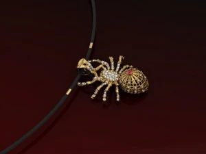 jewellery pendant spider 3D Print Model