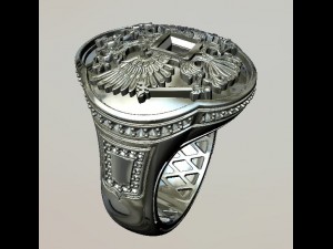 jewellery man ring 3D Baskı Modeli