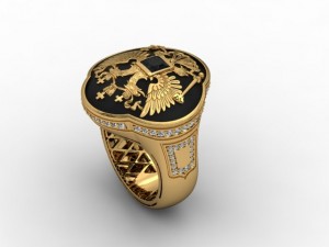 jewellery man ring 3D Baskı Modeli