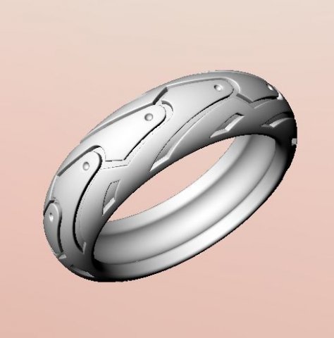 ring 3D 打印模型 .c4d .max .obj .3ds .fbx .stl .blend
