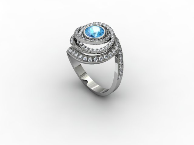 jewellery ring 3D Принт Модель .c4d .max .obj .3ds .fbx .stl .blend 