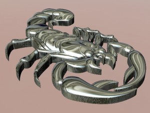 jewellery scorpion pendant Modèles 3D en vedette