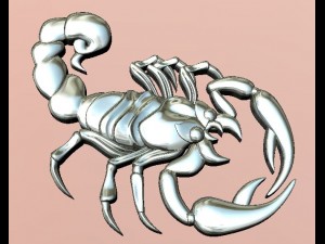 jewellery scorpion pendant Modèles 3D en vedette