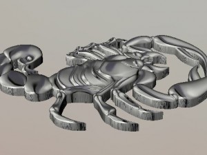 jewellery scorpion pendant Modèles 3D en vedette