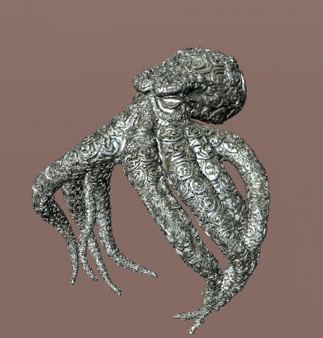 jewellery octopus ring 3D प्रिंट मॉडल .c4d .max .obj .3ds .fbx .stl .blend 