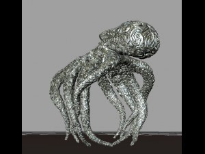 jewellery octopus ring 3D प्रिंट मॉडल