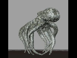 jewellery octopus ring 3D Print Model