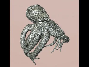jewellery octopus ring 3D Print Model