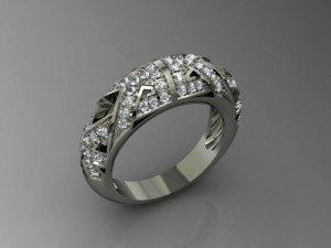 jewellery ring Model Cetak 3D