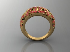 jewellery ring Model Cetak 3D