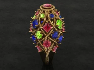 jewellery ring 3D Print Model