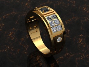 jewellery ring for man 3D Print Model