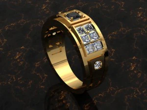 jewellery ring for man 3D Print Model