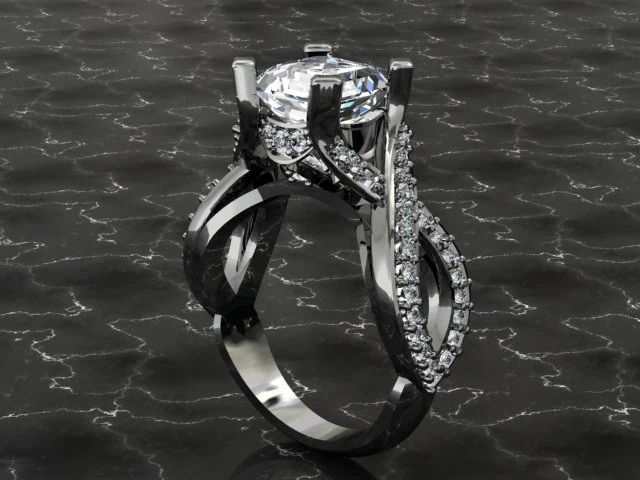 jewellery ring 3D Print Model .c4d .max .obj .3ds .fbx .stl .blend