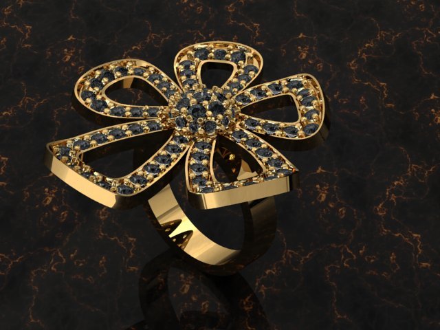 jewellery ring 3D Принт Модель .c4d .max .obj .3ds .fbx .stl .blend 