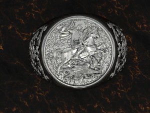 jewellery ring for man Modèles 3D en vedette