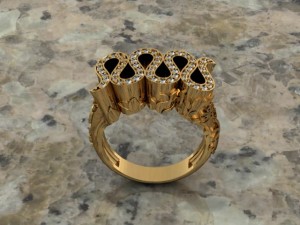 jewellery ring Modelo de Impressão 3D
