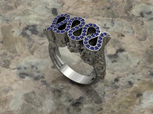 jewellery ring Modelo de Impressão 3D