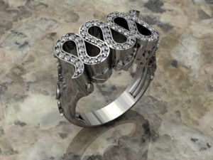 jewellery ring Modelo de Impressão 3D