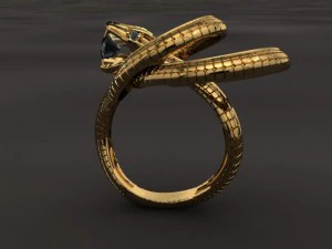 snake ring 3D Print Model