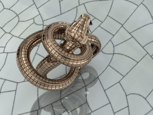 snake ring 3D-printmodel