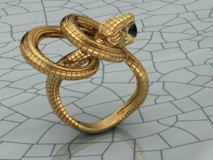 snake ring 3D Print Model