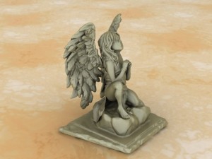 angel statue 3D Model