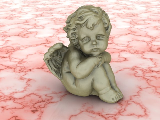 baby angel 3D Model .c4d .max .obj .3ds .fbx .stl .blend 