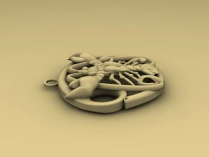 scorpion zodiac pendant 3D Print Model