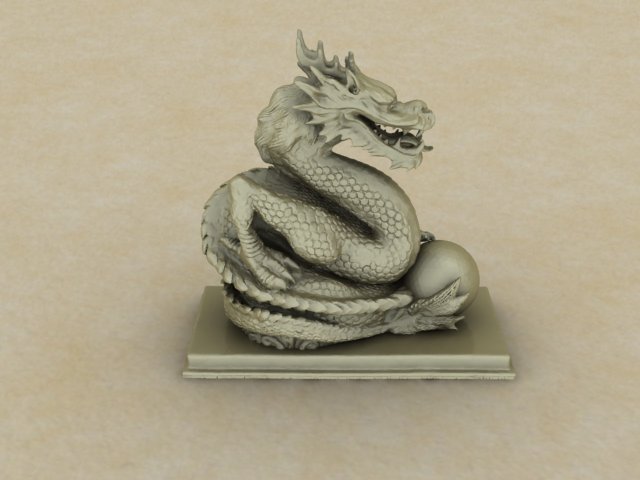 dragon statue 3D Print Model .c4d .max .obj .3ds .fbx .stl .blend 