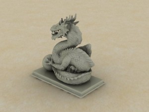 dragon statue 3D Print Model
