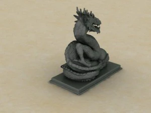 dragon statue 3D Print Model
