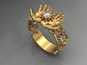 hand ring 3D 打印模型