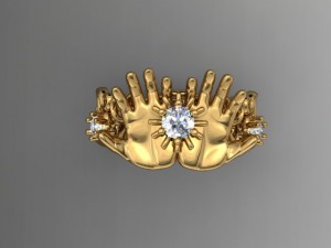 hand ring 3D 打印模型