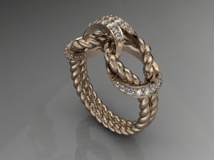 jewellery ring rope Modelo de impresión 3D