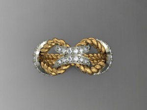 jewellery ring rope Modelo de impresión 3D