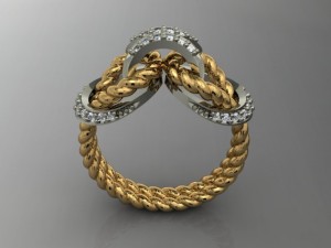 jewellery ring rope Modelo de impresión 3D