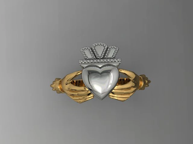 jewellery ring kladah 3D Print Model .c4d .max .obj .3ds .fbx .stl .blend 