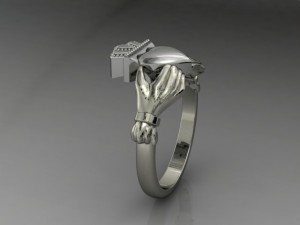 jewellery ring kladah Modello di stampa 3D