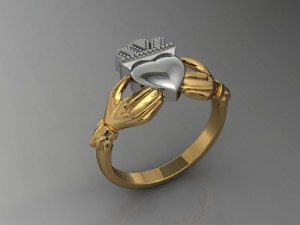 jewellery ring kladah Modello di stampa 3D