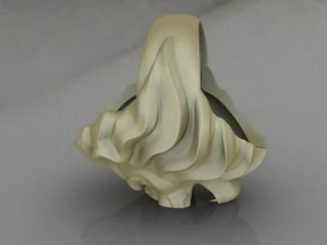jewellery ring lion 3D Print Model