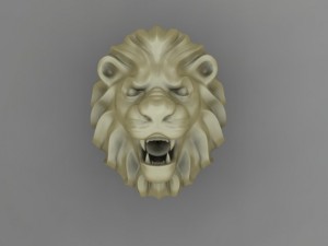 jewellery ring lion 3D Print Model