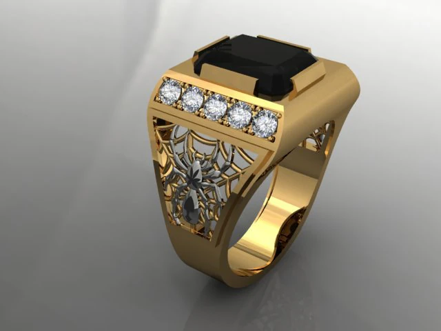 jewellery ring 3D Print Model .c4d .max .obj .3ds .fbx .stl .blend 