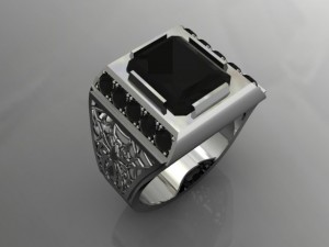 jewellery ring 3D 打印模型