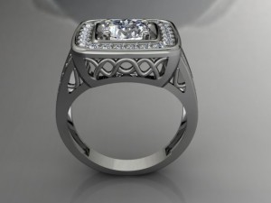 jewellery ring 3D-printmodel