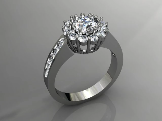 jewellery ring 3D Print Model .c4d .max .obj .3ds .fbx .stl .blend 