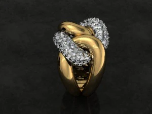 cincin perhiasan Model Cetak 3D