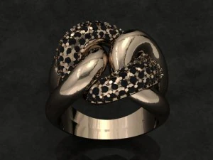 cincin perhiasan Model Cetak 3D