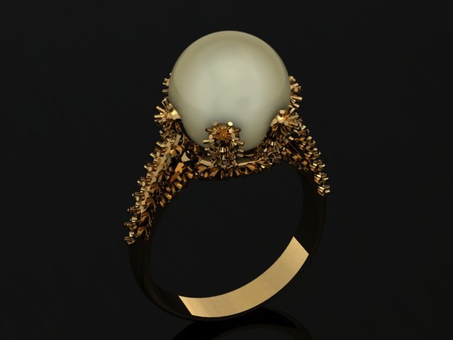 jewellery ring 3D 프린트 모델 .c4d .max .obj .3ds .fbx .stl .blend